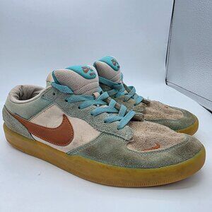 Nike SB Force 58 Mens Size 10.5 Green Frost Dark Russet Sneaker Shoes Casual